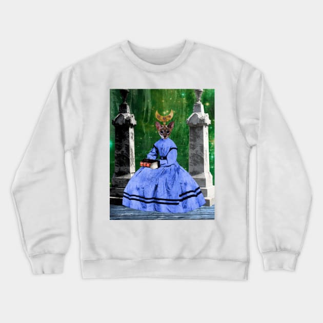 The High Priestess Tarot Card Crewneck Sweatshirt by Loveday101